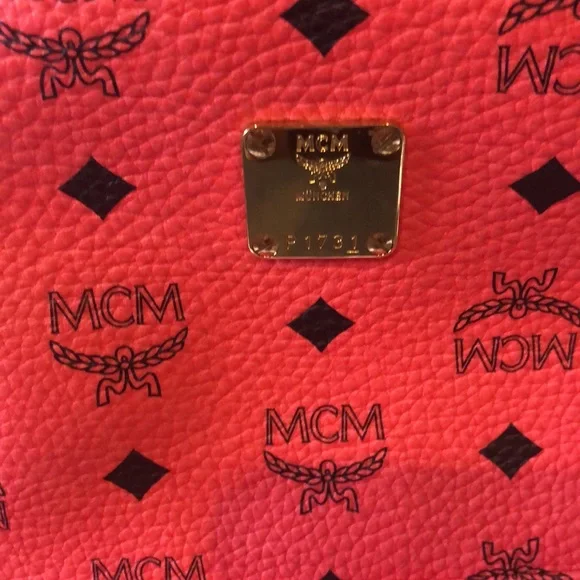 MCM Visetos Stark Side Studded Backpack Bag - Picture 8 of 12